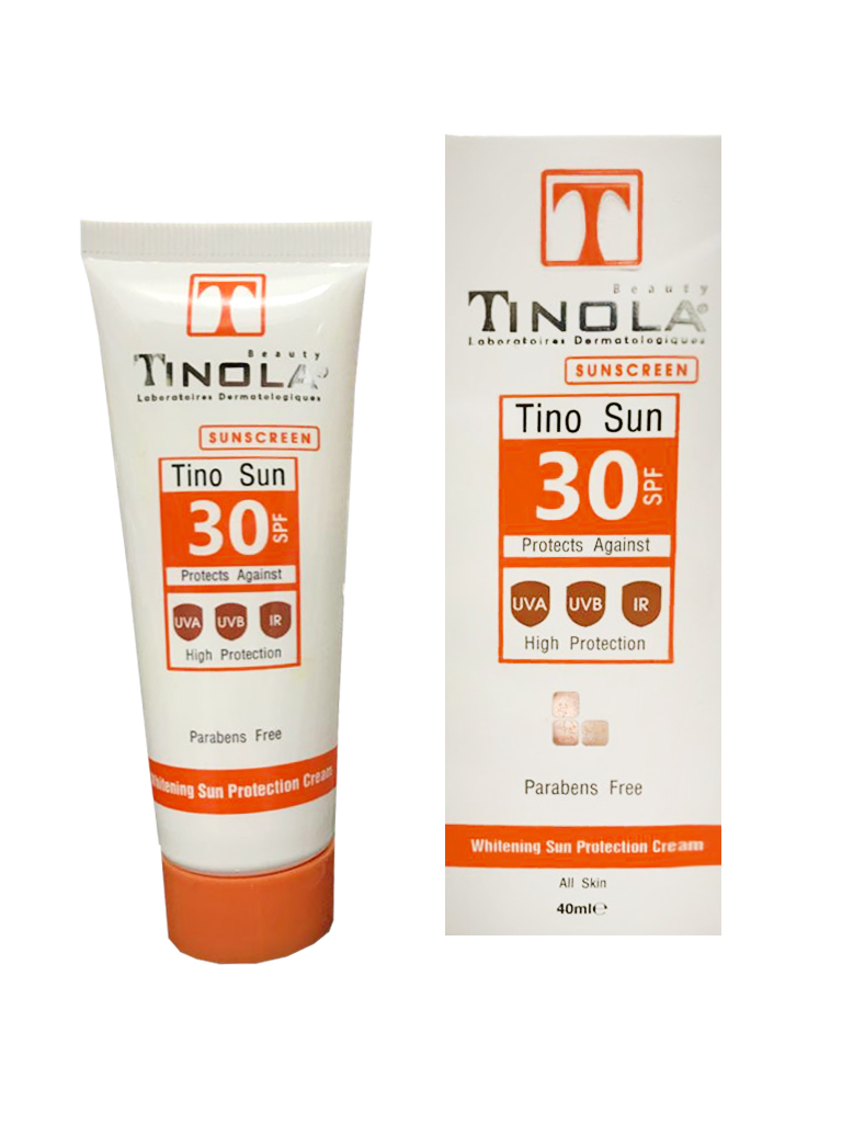 کرم ضد آفتاب و روشن کننده تینولا برای انواع پوست با SPF 30